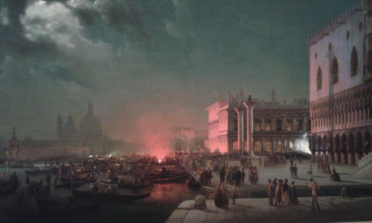 Картина венецианского художника И.Каффи «Праздник на сан Марко»